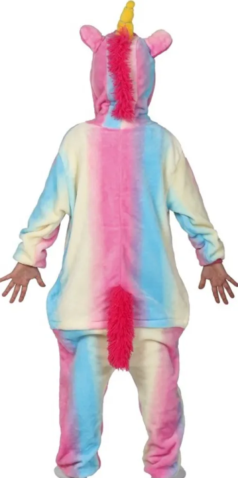 Enhjørning jumpsuit til børn RAINBOW