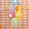 Fødselsdagsballoner i pastel - 5