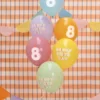 Fødselsdagsballoner i pastel - 8