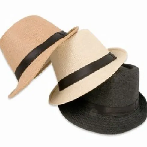 Fedora hat i strå