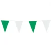 Flagbanner Grøn-Hvid