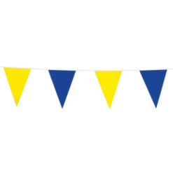 Flagbanner Gul-Blå