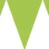 Flagbanner i Limegrøn karton