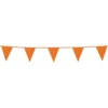 Flagbanner med 12 flag i Glitter-Orange