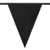 Flagbanner med 12 flag i Glitter-sort