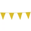Flagbanner med Guld glitterflag 6m