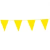 Flagbanner 10 m. med gule flag
