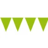 Flagbanner 10 m. med 20 LIMEGRØN flag