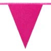 Flagbanner 10 m. med 20 PINK flag