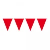 Flagbanner 10 m. med 20 RØD flag