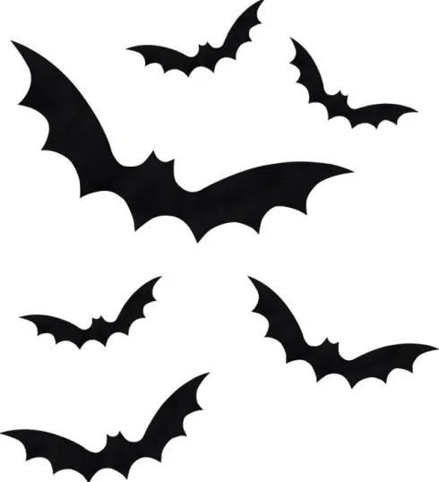 Flagermus vindues stickers