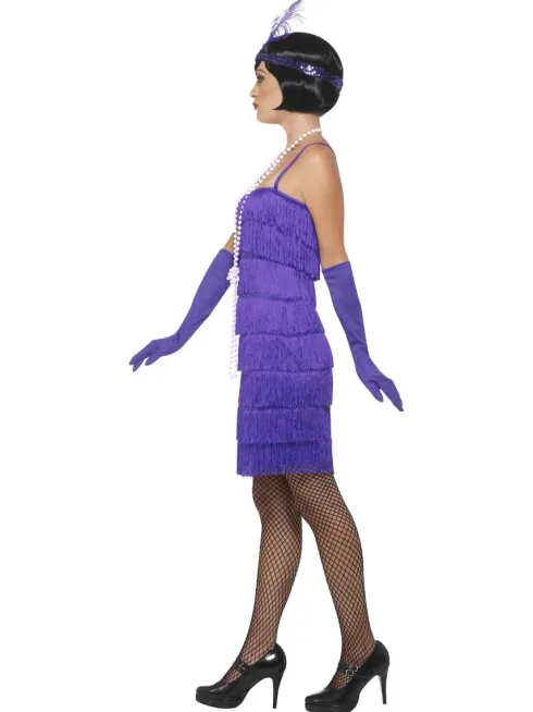 Flapper Kostume - Lilla