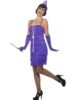 Flapper Kostume - Lilla