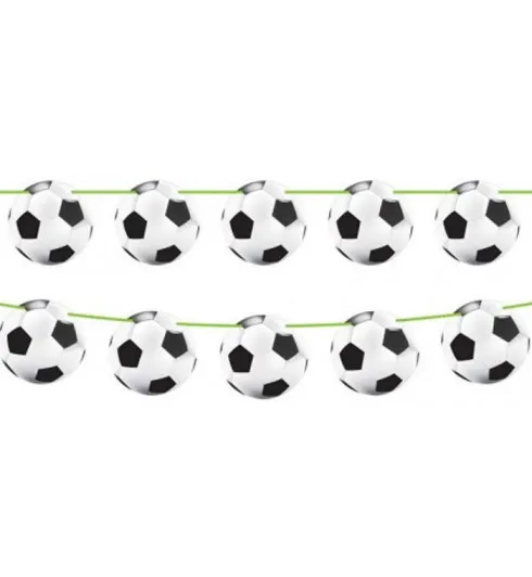 Fodbold banner 10 m, 15 bolde