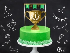 Fodbold Kage topper
