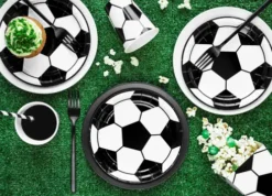 Fodbold tallerken ø 18cm