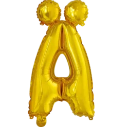 Folie ballon BOGSTAVER - GULD 102 cm