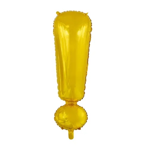 Folie ballon BOGSTAVER - GULD 102 cm