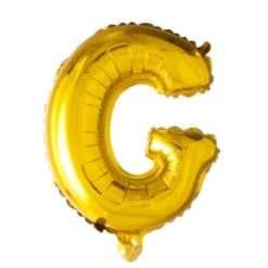 Folie ballon BOGSTAVER - GULD 102 cm