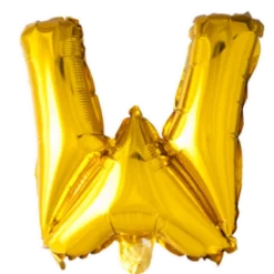Folie ballon BOGSTAVER - GULD 102 cm