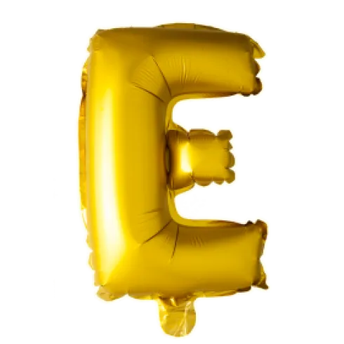 Folie ballon BOGSTAVER - GULD 102 cm