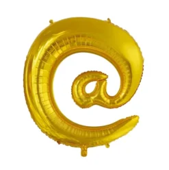Folie ballon BOGSTAVER - GULD 102 cm