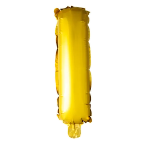 Folie ballon BOGSTAVER - GULD 102 cm