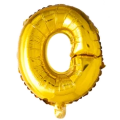 Folie ballon BOGSTAVER - GULD, 41 cm