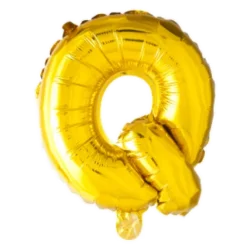 Folie ballon BOGSTAVER - GULD, 41 cm