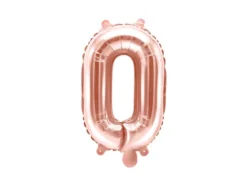 Folie ballon BOGSTAVER - Rosegold, 35 cm