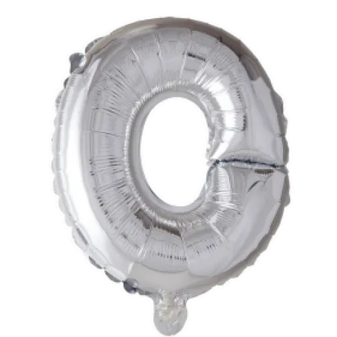 Folie ballon Bogstaver - SØLV, 41 cm
