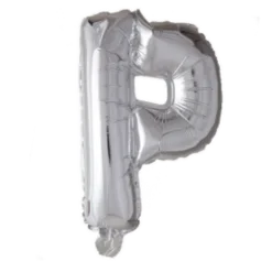 Folieballon Bogstaver - SØLV 102cm