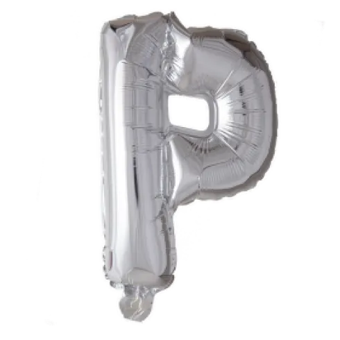 Folieballon Bogstaver - SØLV 102cm