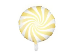 Folie ballon Candy, Gul 46cm