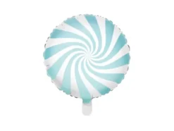 Folie ballon Candy, Lyserblå 46cm