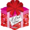 Folie ballon , 46 cm, GAVE I LOVE YOU