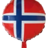 Folie ballon Ø 46 cm NORGE