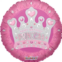 Folieballon Happy Birthday Princess