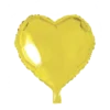 Folie ballon Hjerte 46 cm GUL