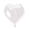 Folie ballon Hjerte 46 cm HVID