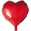 Folie ballon Hjerte 46cm i rød