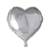Folie ballon Hjerte 46 cm SØLV