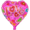 Folie ballon hjerte LOVE 46 cm