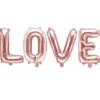 Folie ballon LOVE - rosegold