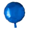 Folie ballon Rund Blå