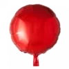 Folie ballon rund 46 cm RØD