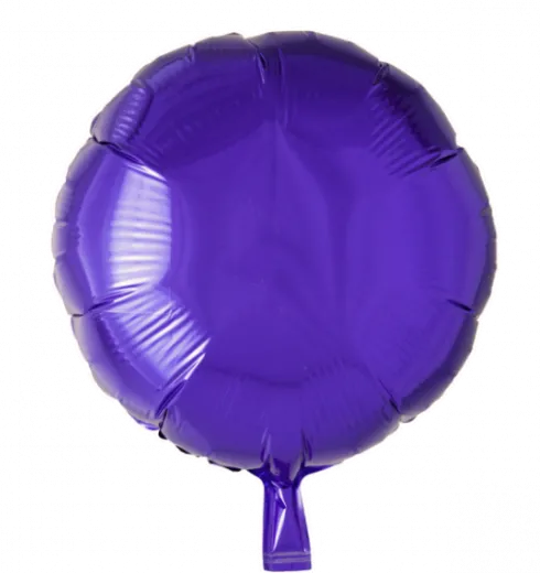 Folie ballon Rund LILLA 46 cm