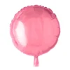 Folie ballon Rund LYSERØD 46 cm
