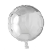 Folie ballon Rund SØLV 46 cm