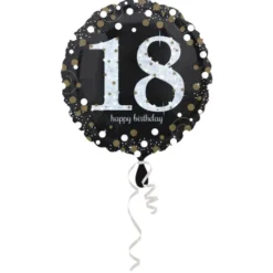 18 folie ballon sparkling gold